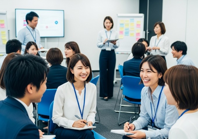 研修を受けている様子